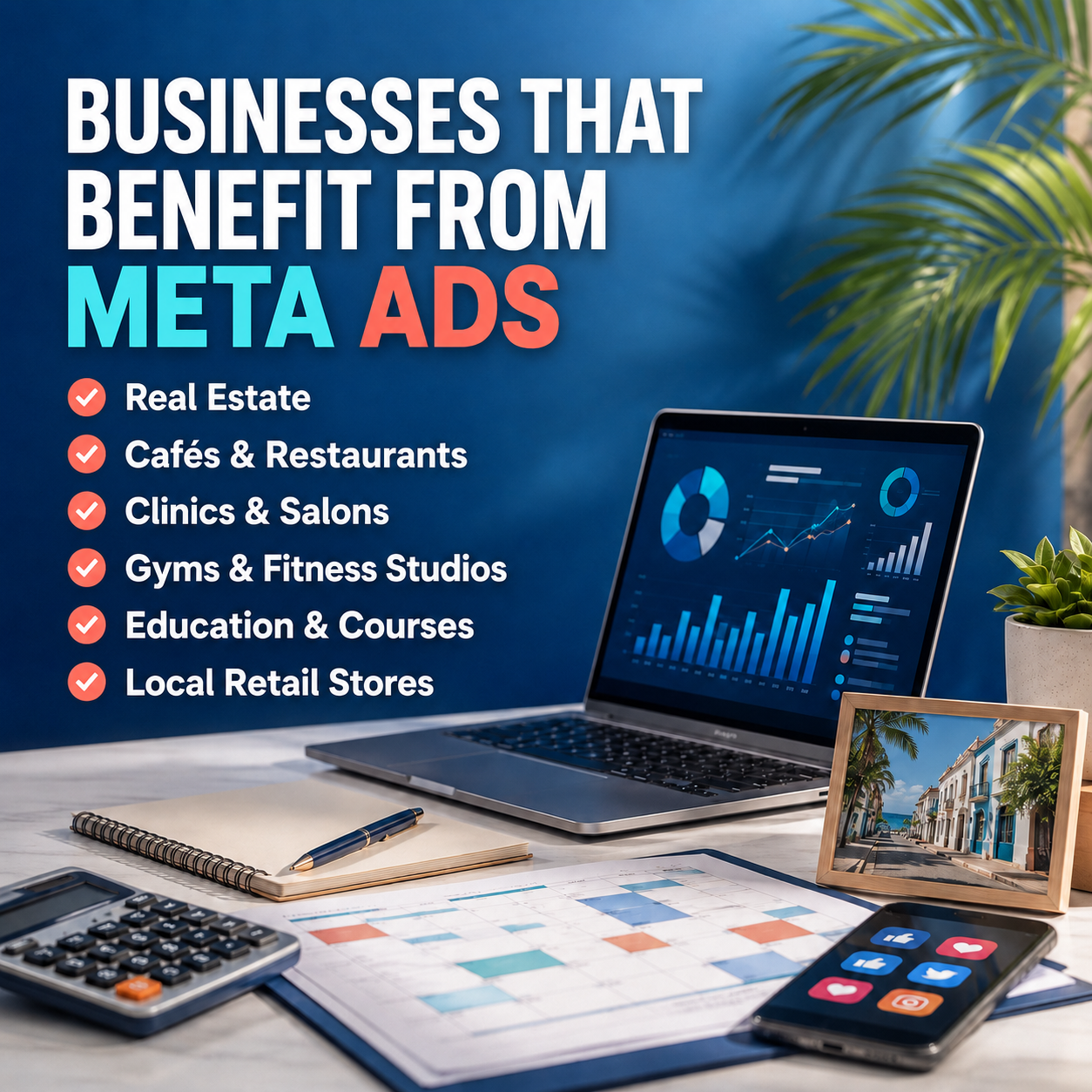 Local businesses that benefit from targeted Meta Ads campaigns